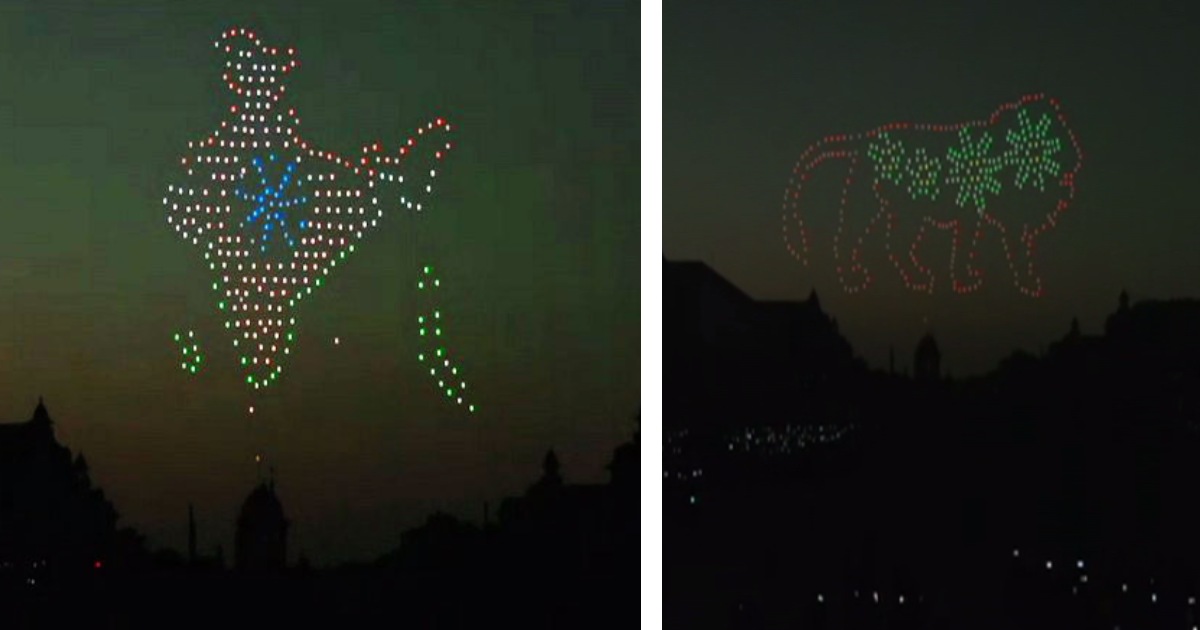 Beating Retreat ceremony: Delhi sky dazzles with 1,000 drones